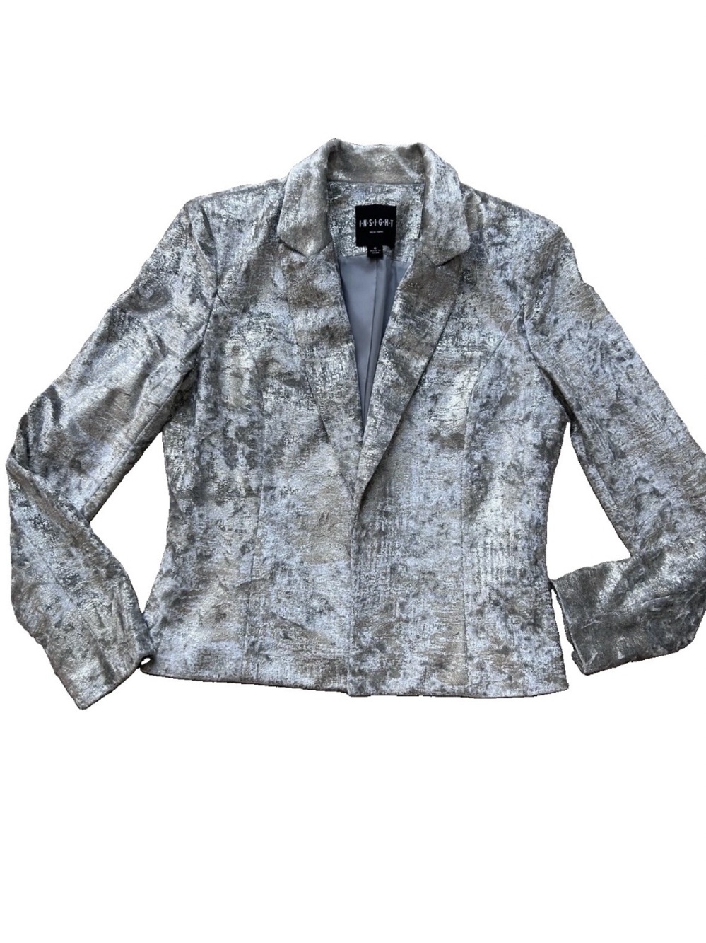 Insight New York Metallic Blazer Size 6